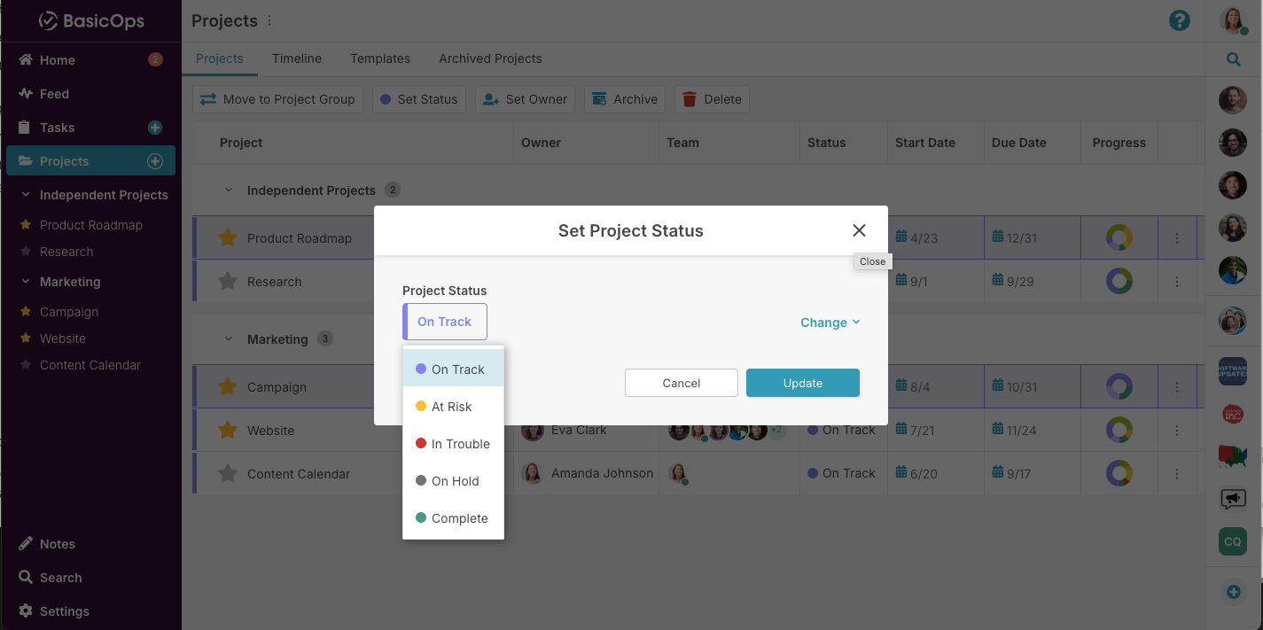 Multiple Project Status.png