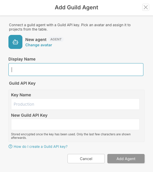 Add Guild agent